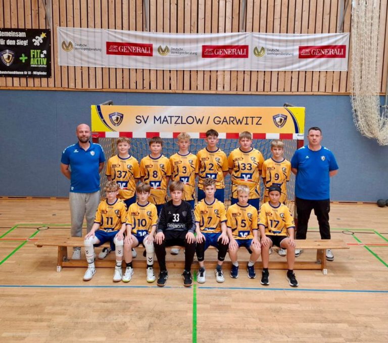 Neue Trikots für die MJC des SV Matzlow-Garwitz